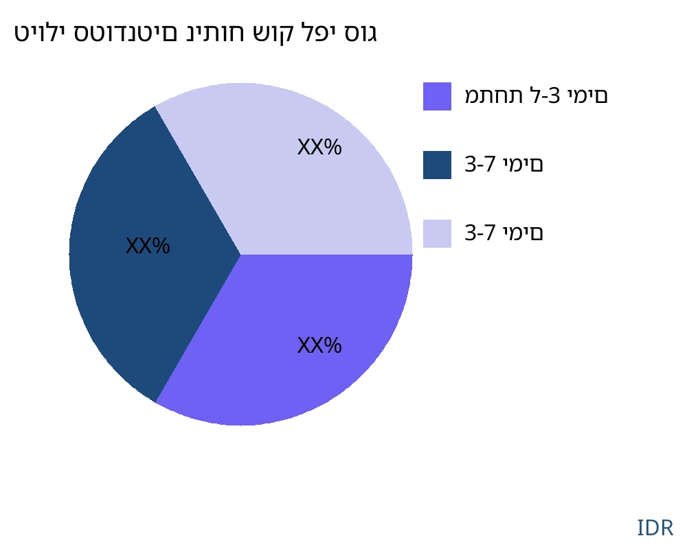 טיולי סטודנטים שוק לפי סוג מוצר - Infinitive Data Research
