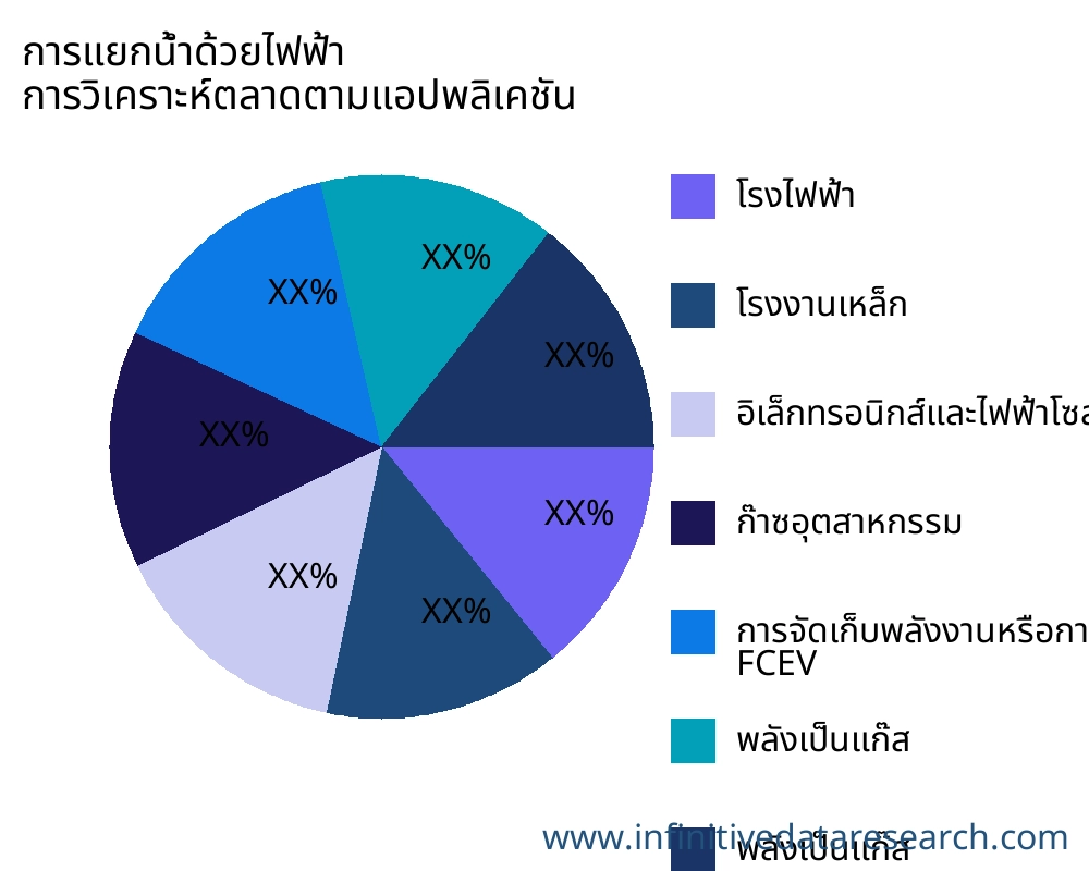 การแยกน้ำด้วยไฟฟ้า ตลาดตามการใช้งาน - Infinitive Data Research