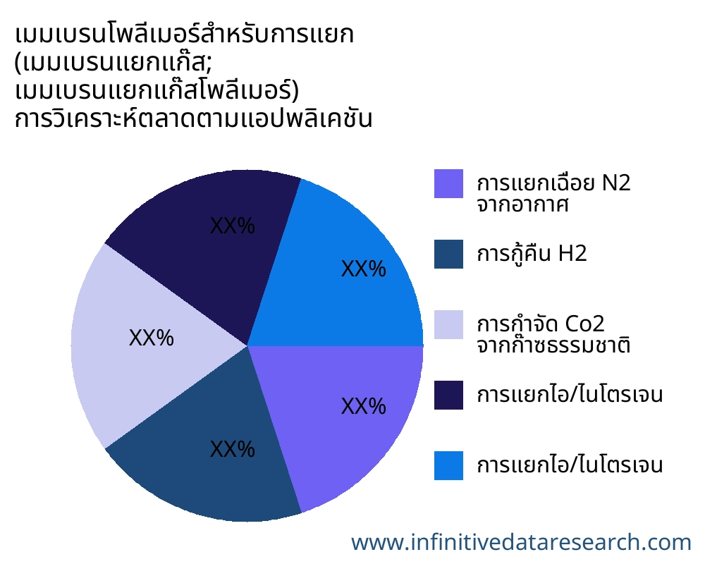 เมมเบรนโพลีเมอร์สำหรับการแยก (เมมเบรนแยกแก๊ส; เมมเบรนแยกแก๊สโพลีเมอร์) ตลาดตามการใช้งาน - Infinitive Data Research