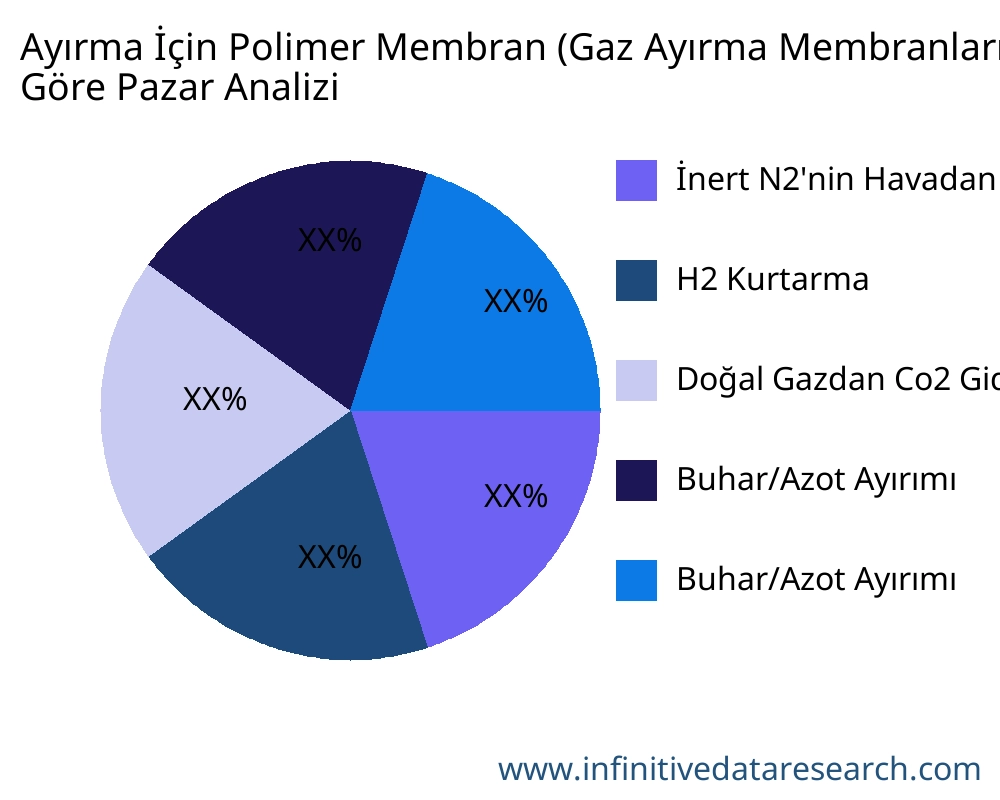 Ayırma İçin Polimer Membran (Gaz Ayırma Membranları; Polimer Gaz Ayırma Membranı) uygulamaya göre pazar - Infinitive Data Research